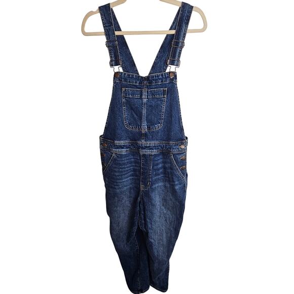 J. Crew Denim Overalls Women M Painter Heritage Y2k 90s Bib Dungarees Utility - Picture 1 of 7